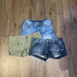 Ladies size 6 various brand shorts lot American Eagle, Abercrombie, dear John